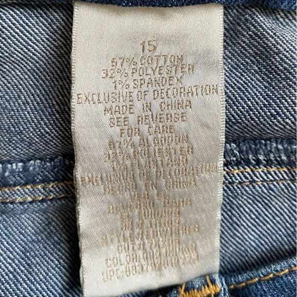 Phat Fashions Baby Phat Cropped Jeans Silver Label Vintage Womens Size 15 - Picture 10 of 10